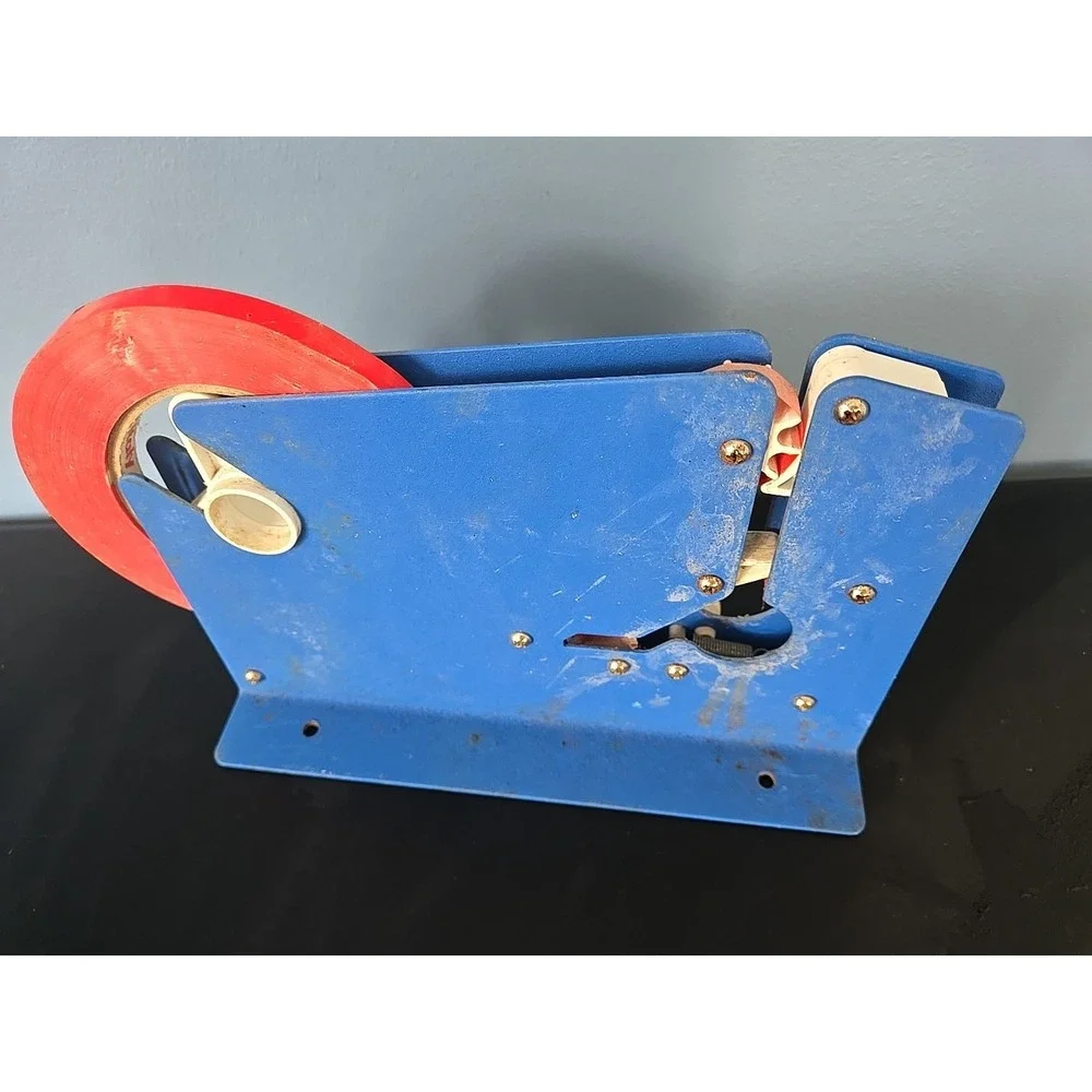 Steel Tape Bag Sealer w 2 Rolls Sealing Tape Plastic Bag Sealer Poly Bag Ice Bag